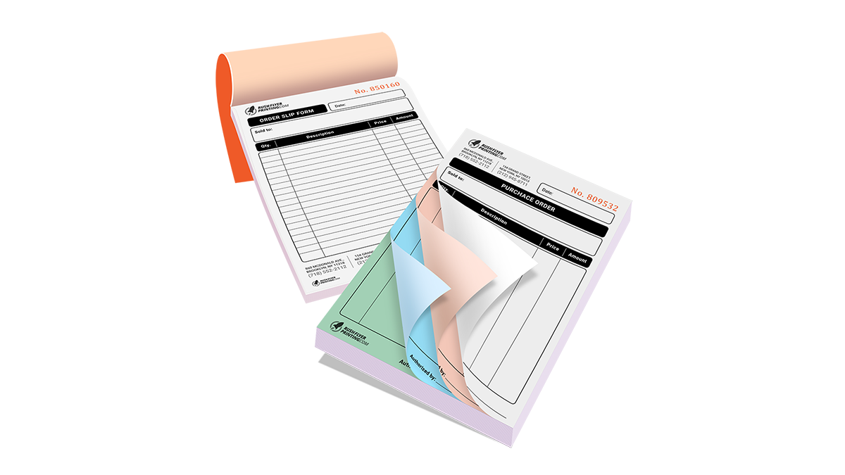 Carbonless Receipts – Product Image 1 Carbonless Forms Product Image 2