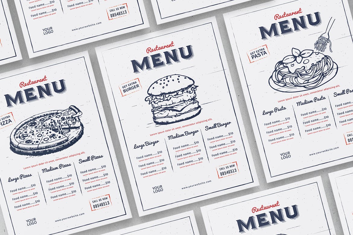 Menu Printing | Rush Flyer Printing