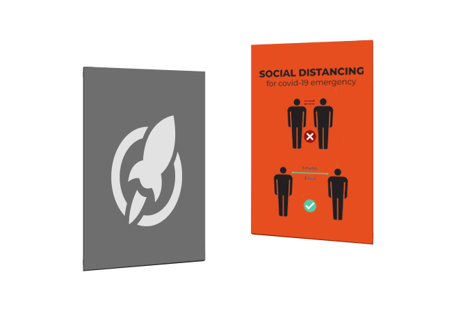 Social Distancing Posters – Product Image 1 Social Distancing Posters